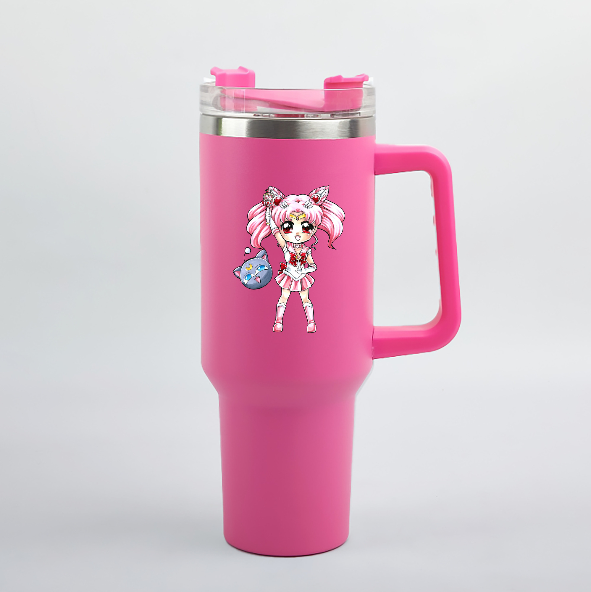 （画像用） 美少女戦士セーラームーン ちびうさ Sailor Moon Chibiusa Tsukino Usagi Small Lady Serenity 1200mL車用タンブラー（カラープリント）